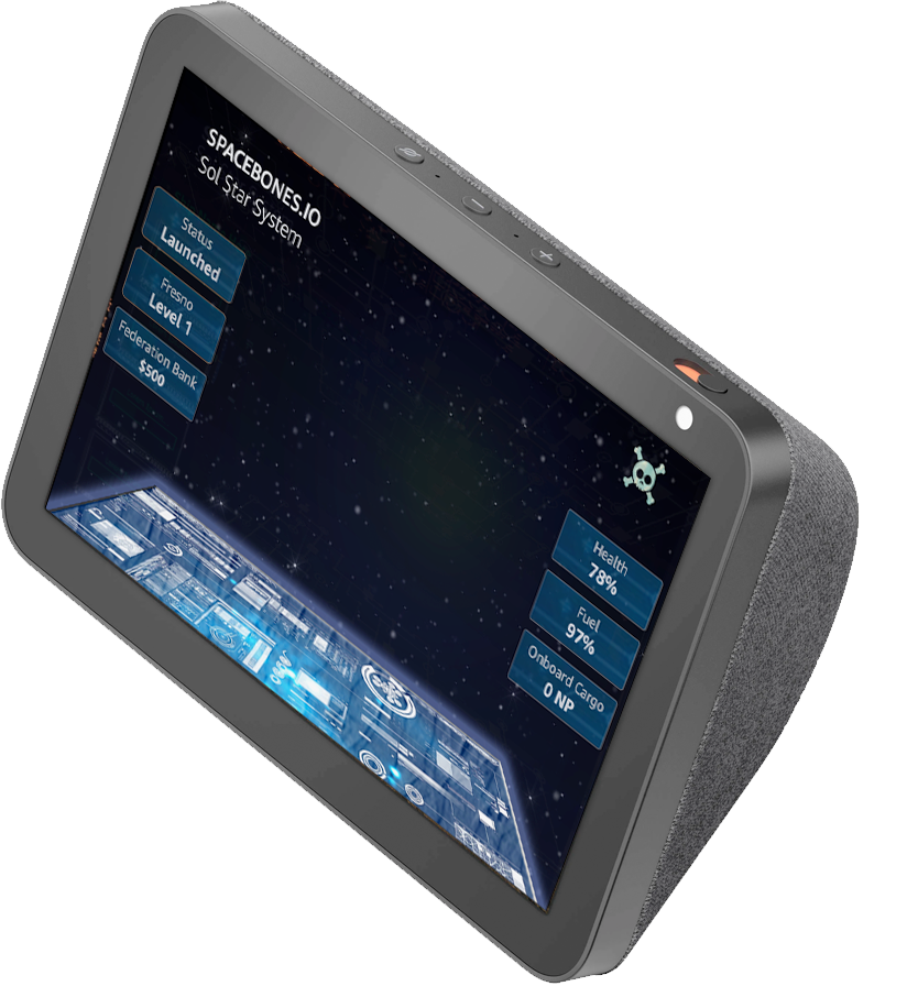Spacebones on Alexa Device screenshot